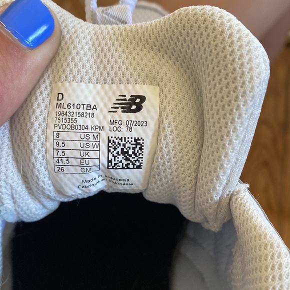 white new balance 610T - Picture 5 of 5